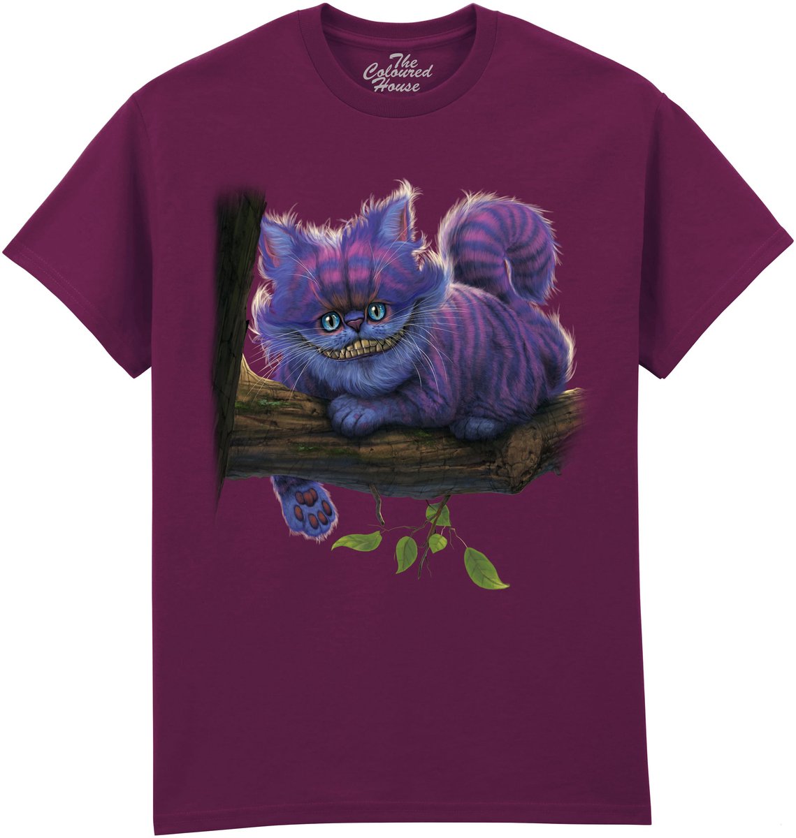 Alice In Wonderland Cheshire Cat The Coloured House T-shirt M