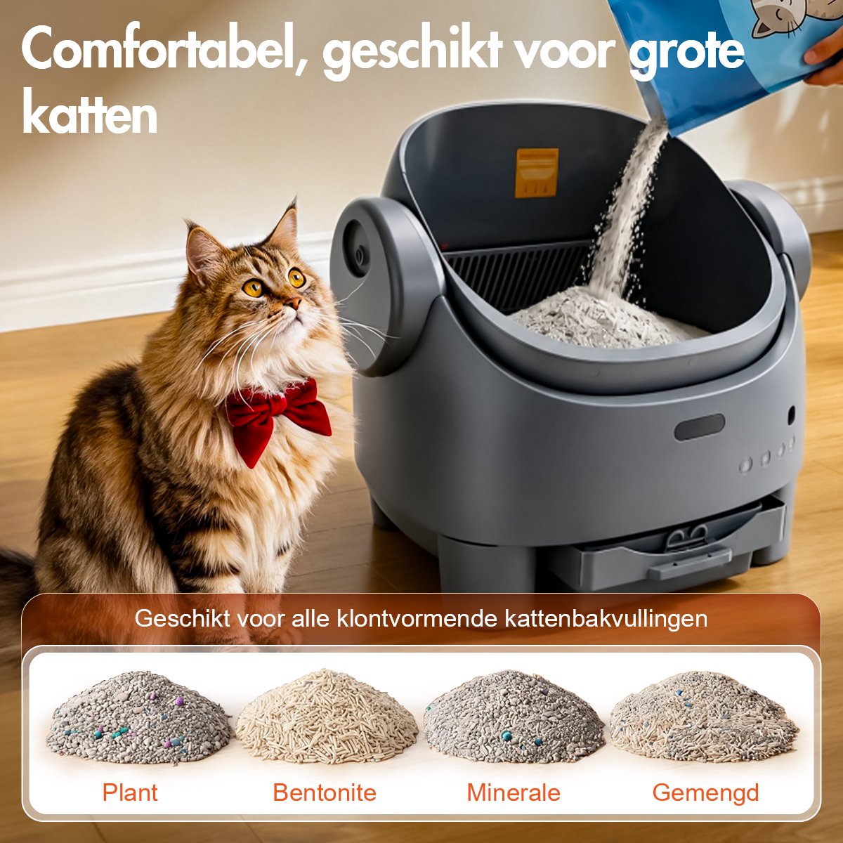 FANOU Zelfreinigende Kattenbak thumbnail 3