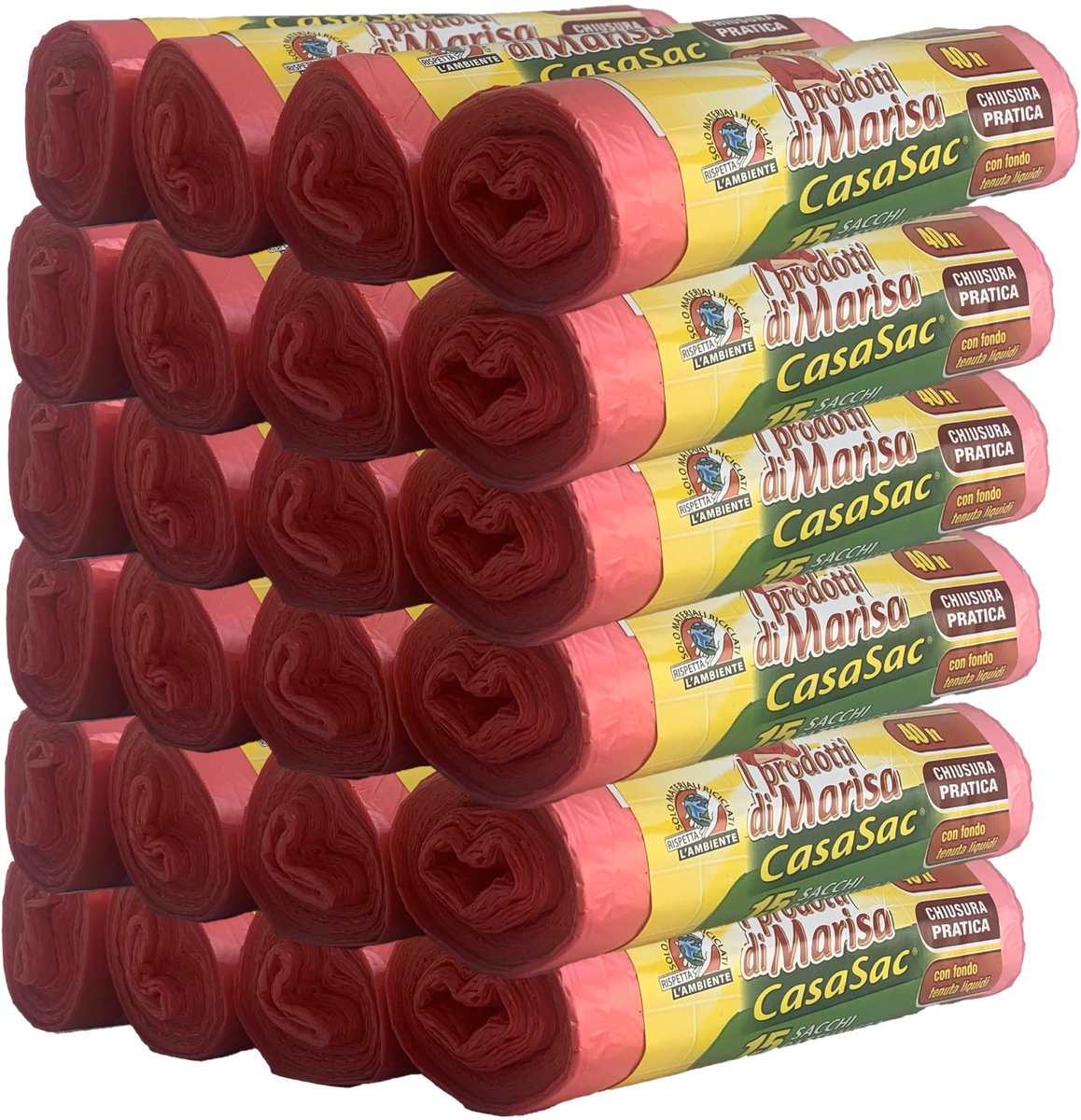 CSC Afvalzakken 40 l met handgrepen, 360 stuks, vuilniszakken 55 x 65 cm voor afvalemmer onder de wastafel - ShopVlot