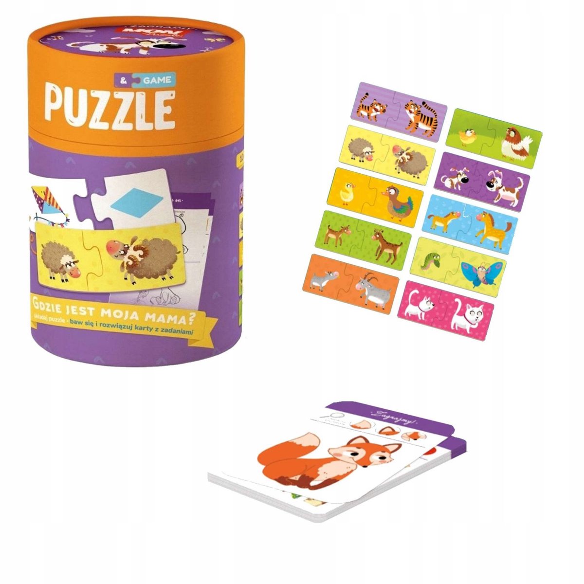Waar is Mama? Puzzel voor Kinderen vanaf 3 Jaar