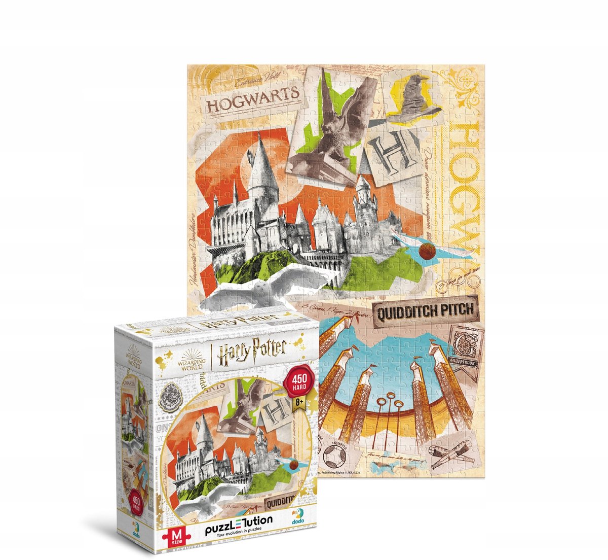 Harry Potter Zweinstein Puzzel - 450 Stukjes