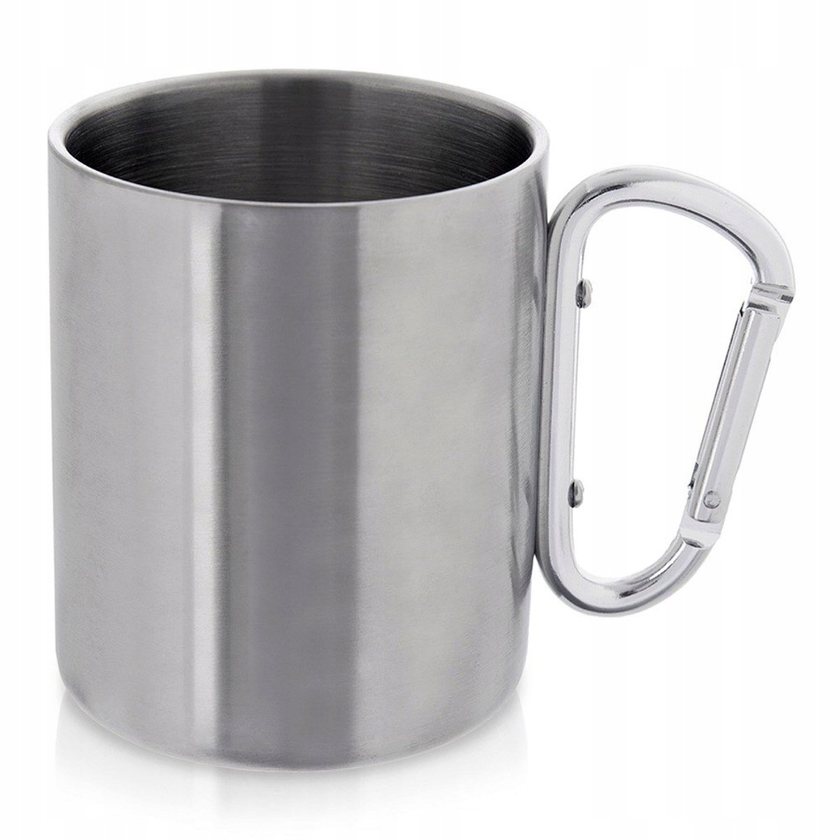 RVS Kampeerbeker met Karabijn Haak - 350ml