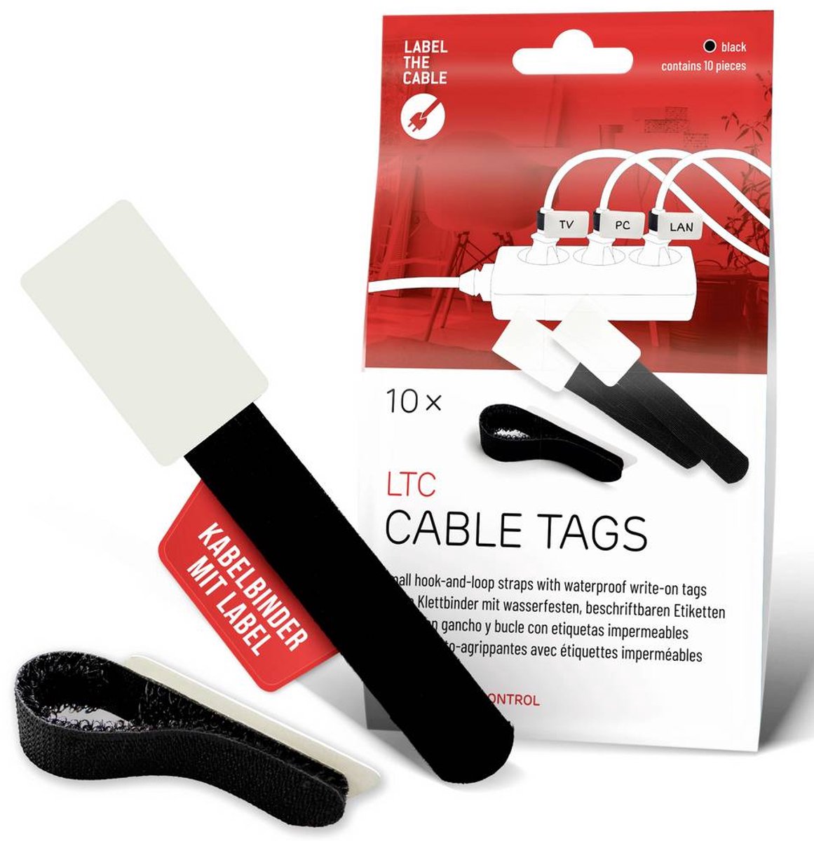 Label the Cable LTC 2610-10 Zwart