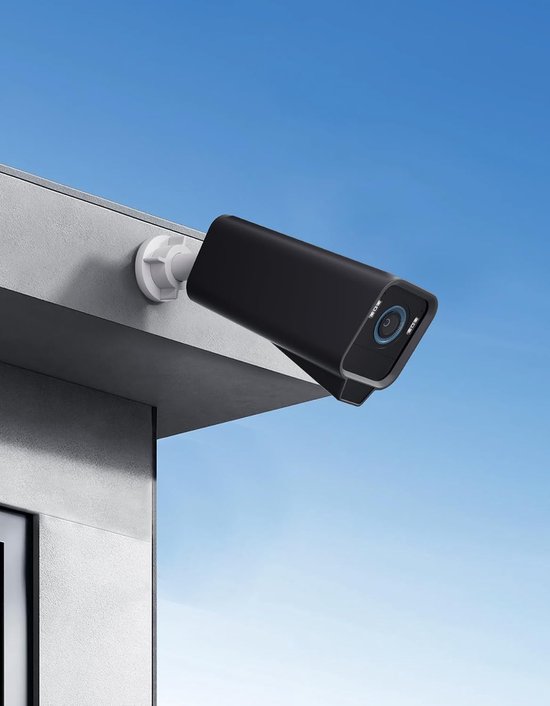 2 Stuks Camera siliconen beschermhoes - bewakingscamera beschermhoes - Beschermhoes Geschikt voor Eufy Security eufyCam S3 Pro - zachte siliconen hoes - beveiligingscamera beschermhoes - Weerbestendige siliconen behuizing - Zwart — afbeelding 4