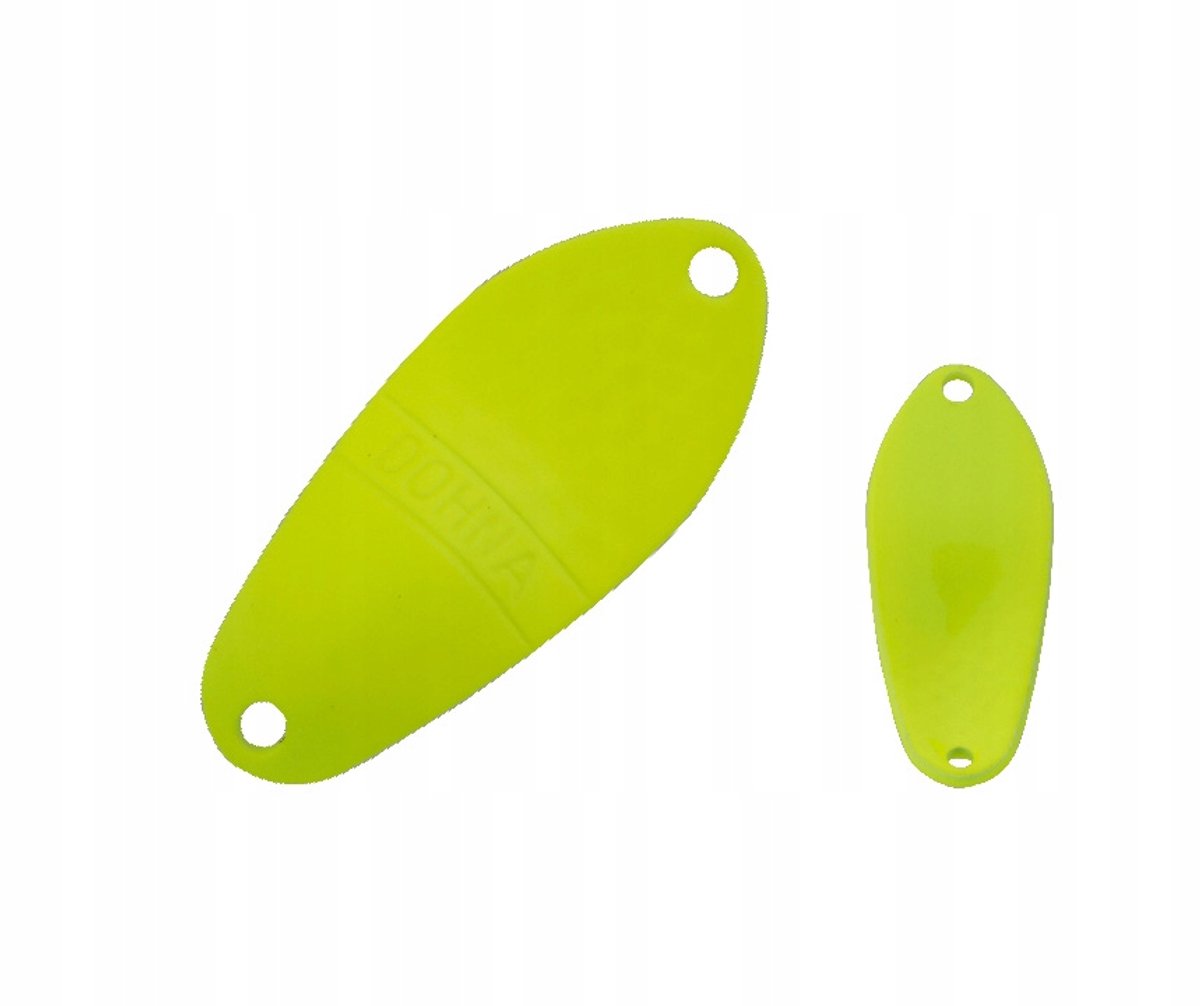 Merkloos Wobbler Vliegenvis Kunstaas - Fluorescerend Geel (27mm, 2g)
