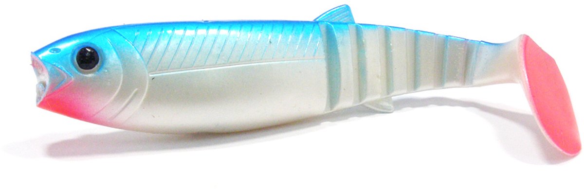 Merkloze Cannibal Shad Gumvis 12cm Blue Pearl - Succesvolle Roofvis Aas