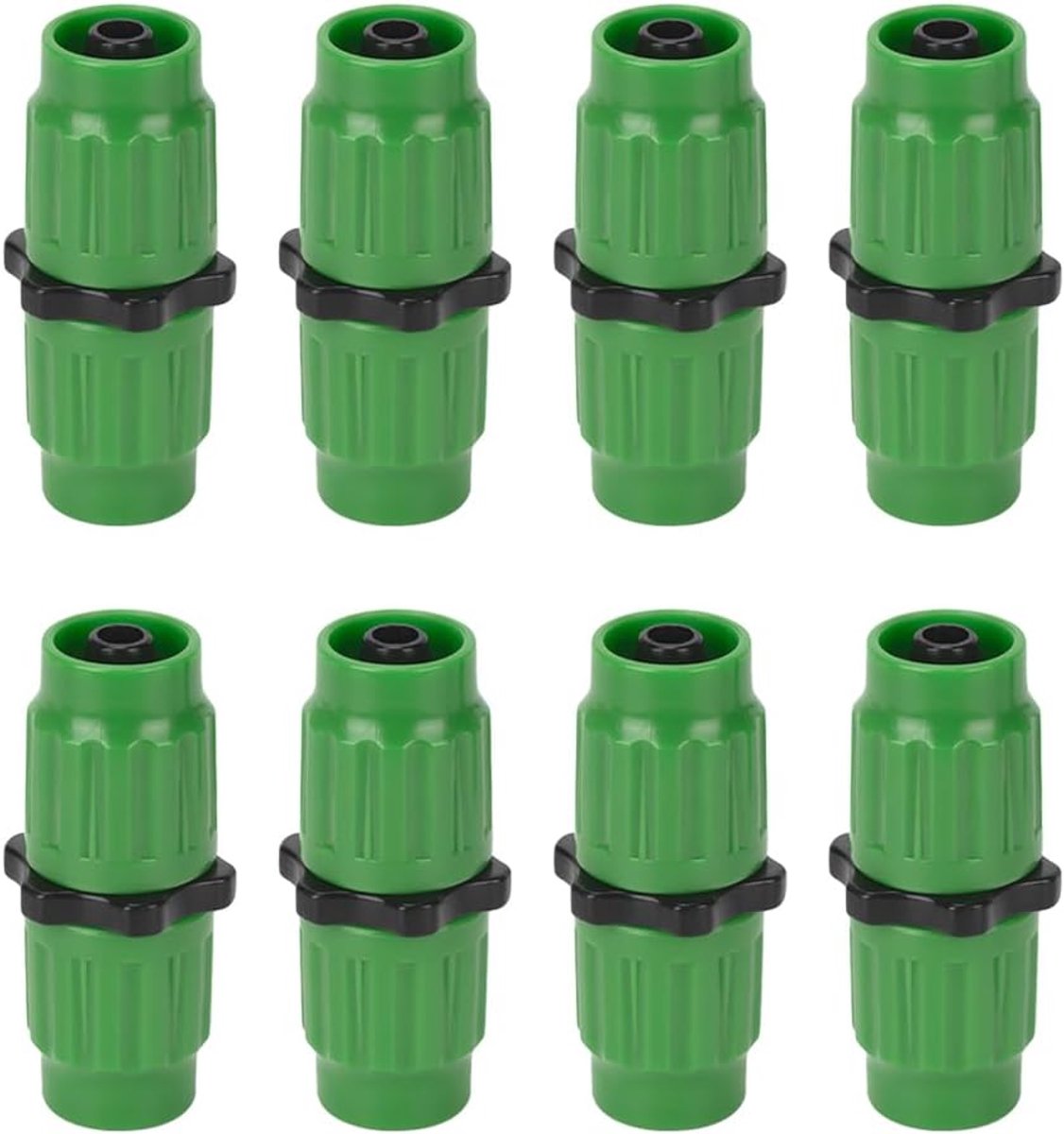 Tuinslang reparatieset 8 stuks - uitbreidbare tuinslang koppelingen - geschikt voor 8mm ID - eenvoudig te gebruiken - ShopVlot