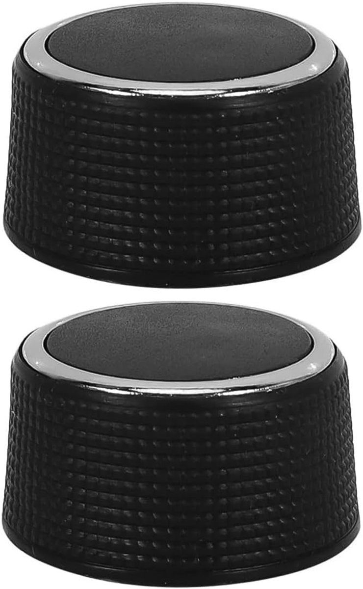 Stereo radio volumeknoppen 2-pack - krasbestendig ABS - eenvoudige installatie - betrouwbare vervanging - ShopVlot