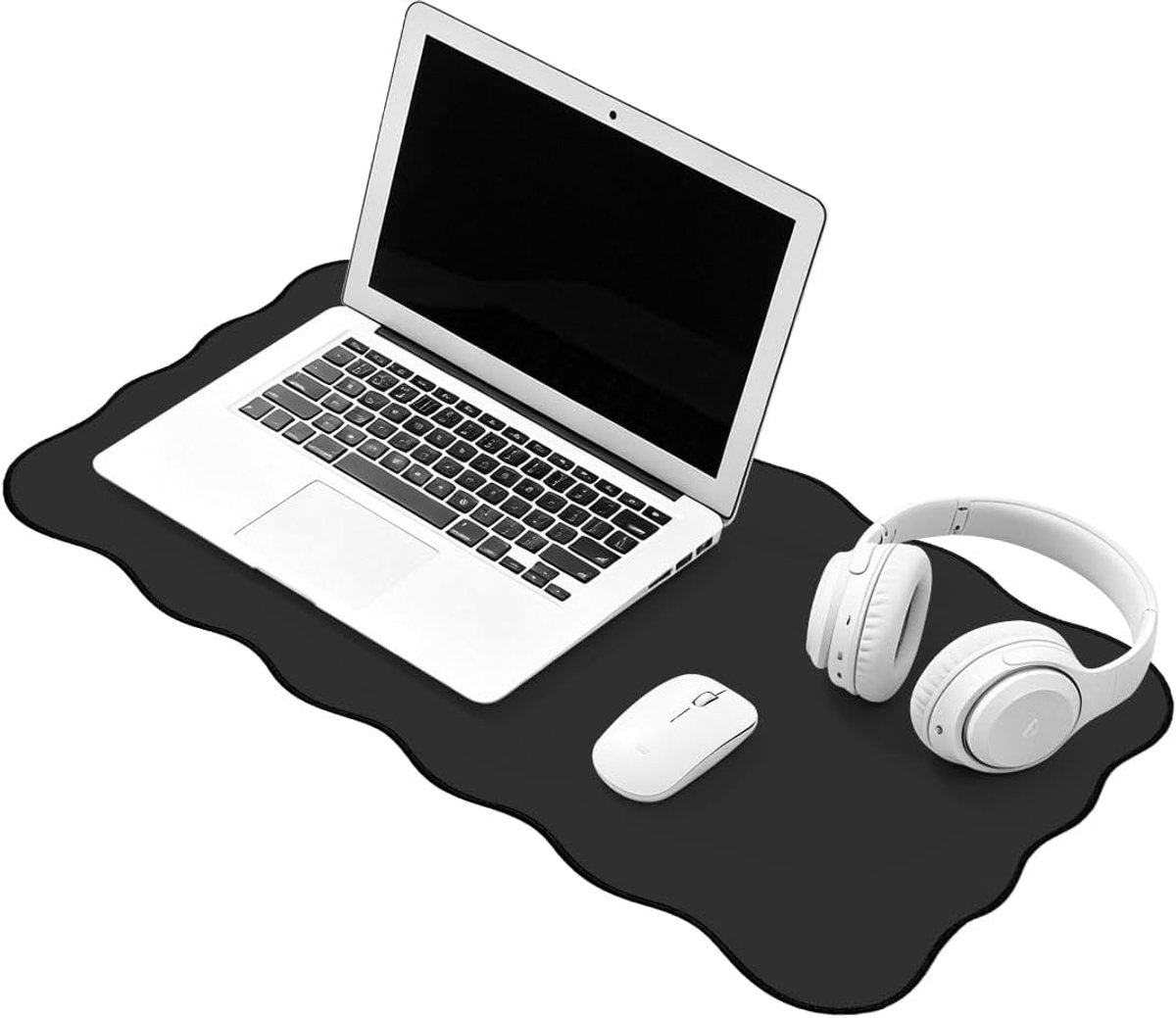 Bureau Mat 80 x 40 cm - Zwart - Krasbestendig Waterdicht - Ideale Bescherming voor Je Bureau - ShopVlot