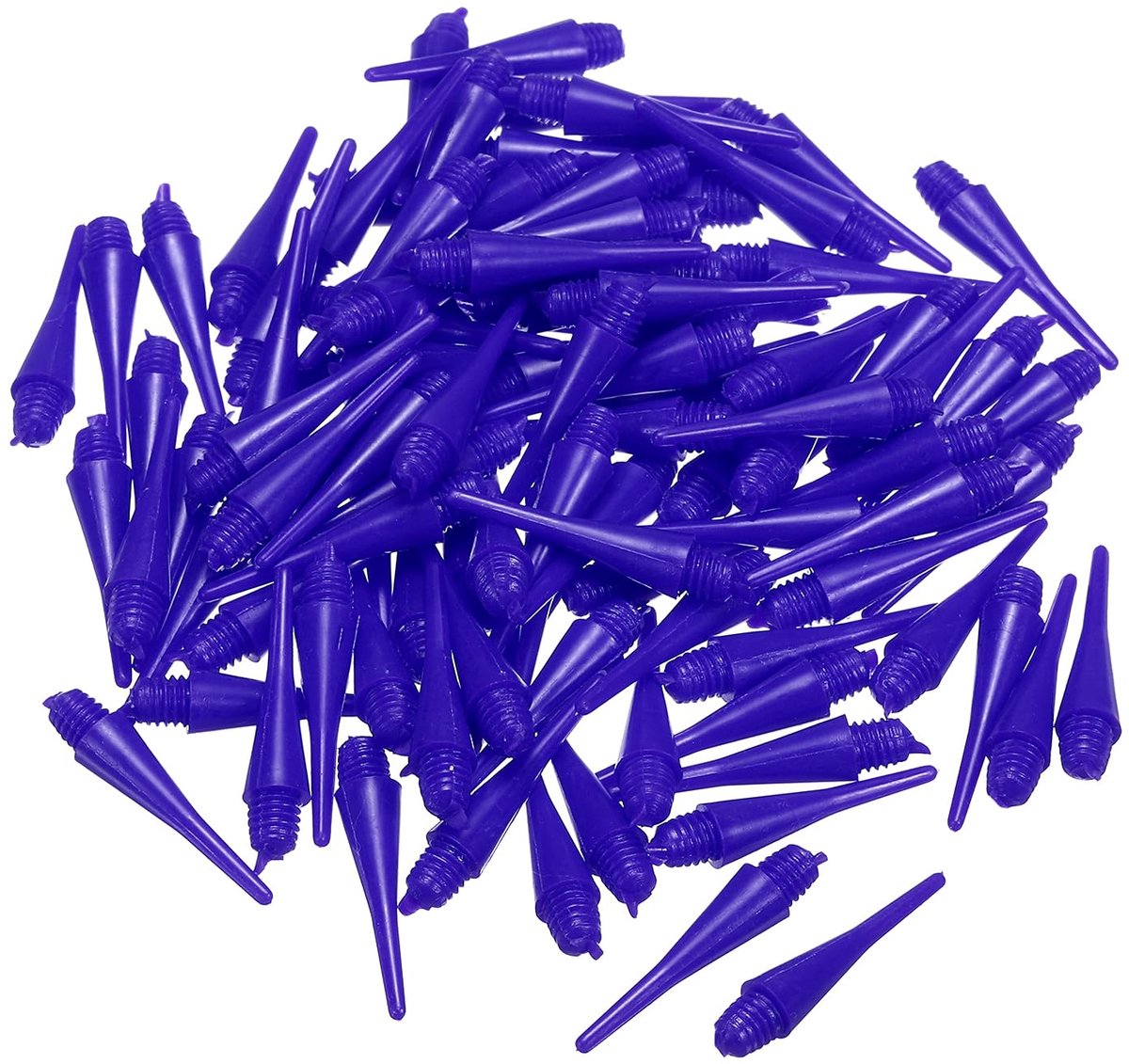 Plastic Dartspitzen - 60 Stuks - 2BA Gewinde - Blauw