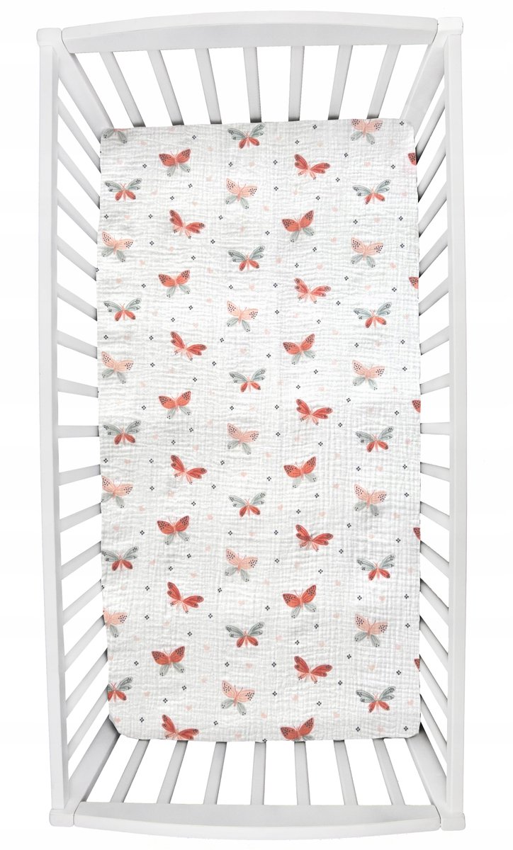 Hoeslaken Muslin Kinderbed 120x60 cm met Elastiek