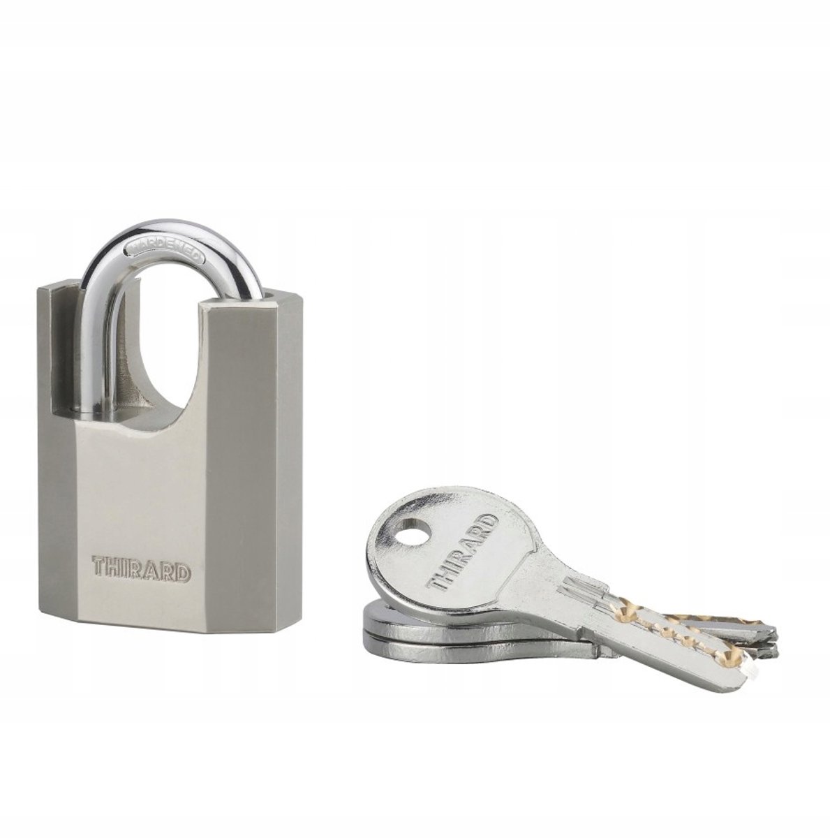 Merkloze Stalen Hangslot met Beveiligde Beugel - 40mm, 3 Sleutels