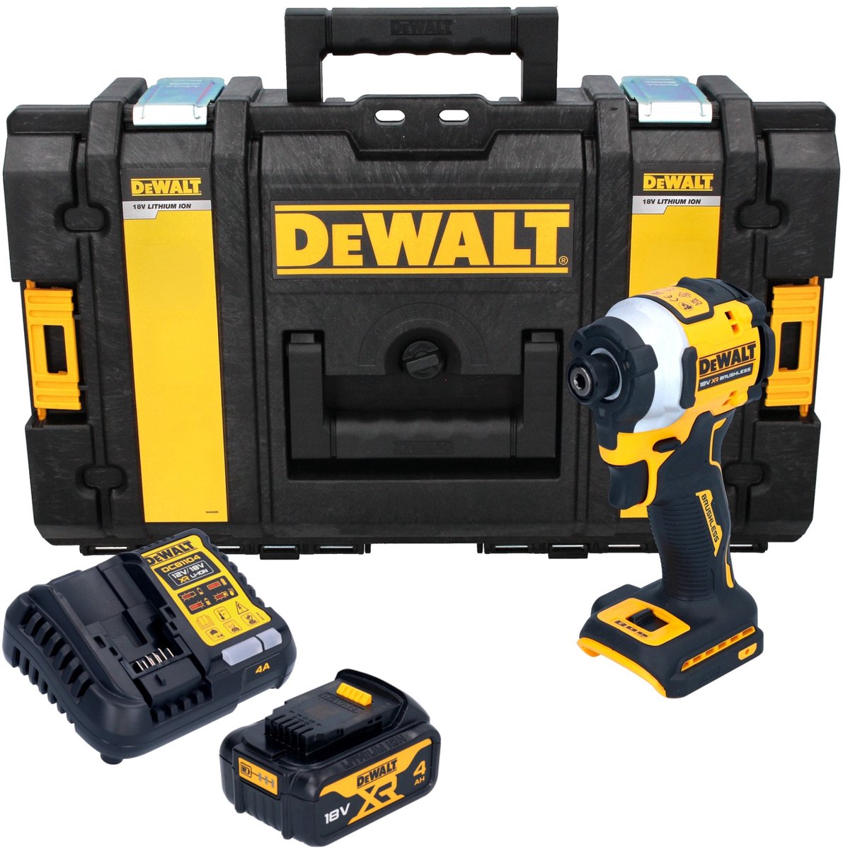 DeWalt DCF 850 N accu-slagmoersleutel 18 V 205 Nm 1/4" borstelloos solo - zonder accu, zonder oplader