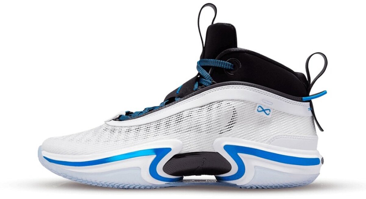 Air Jordan 36 Sport Blue (Clear Sole) - Maat 46
