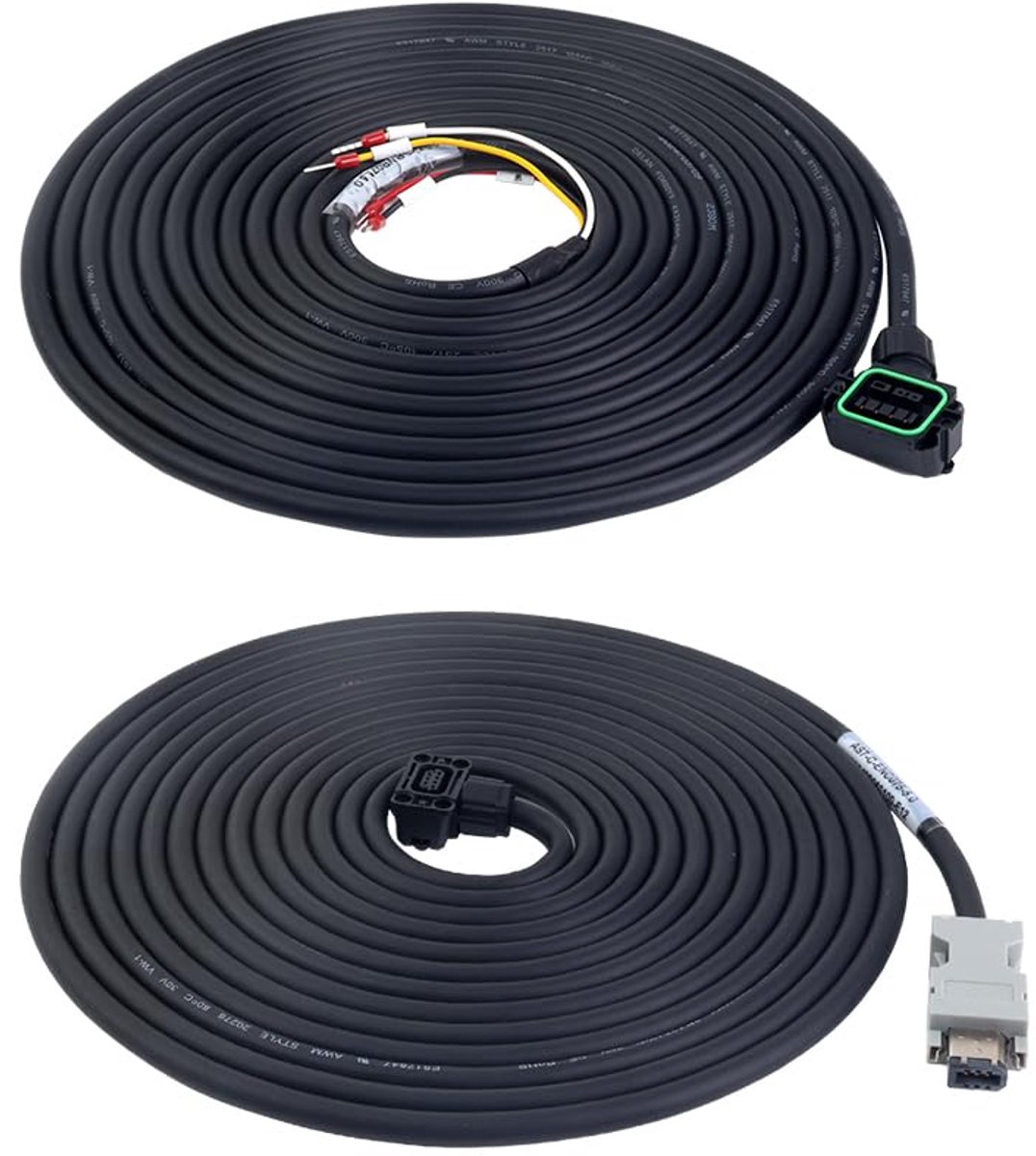 Motor- en encoderkabel 10 m - aansluitset voor 17-bits servomotor - optimale verbinding - geschikt voor A6-serie - ShopVlot