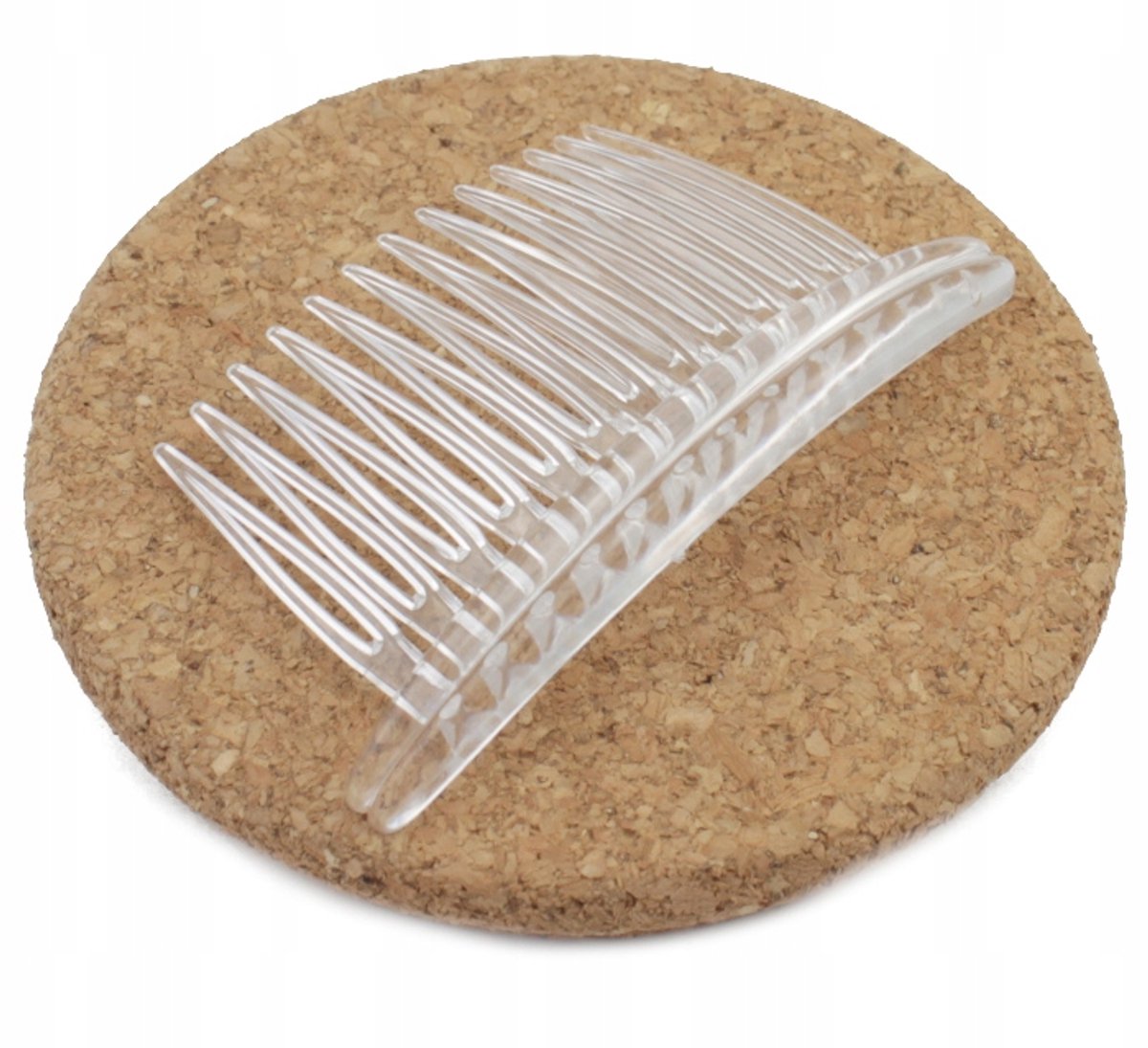 Klassieke Transparante Haarspeld - Glanzend Plastic