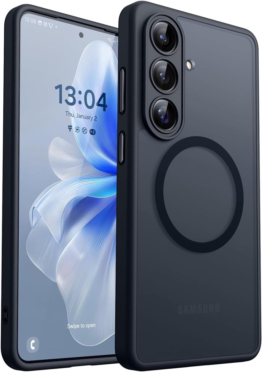 Telefoonhoesje S26 - Volledige camera bescherming - Translucent mat - Schokbestendig ontwerp - ShopVlot
