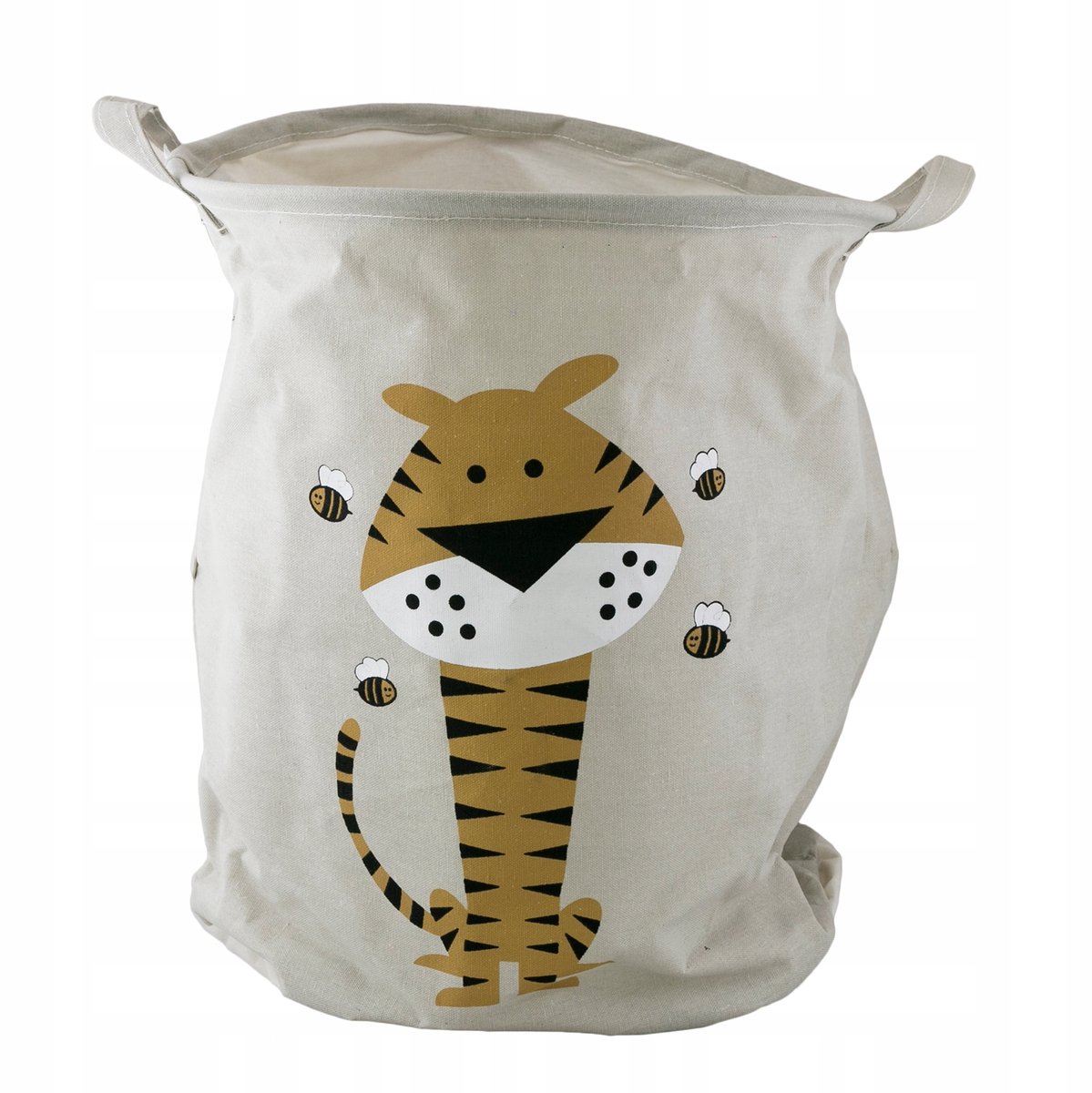 Kinder opbergmand met tijgerprint - 37cm hoog