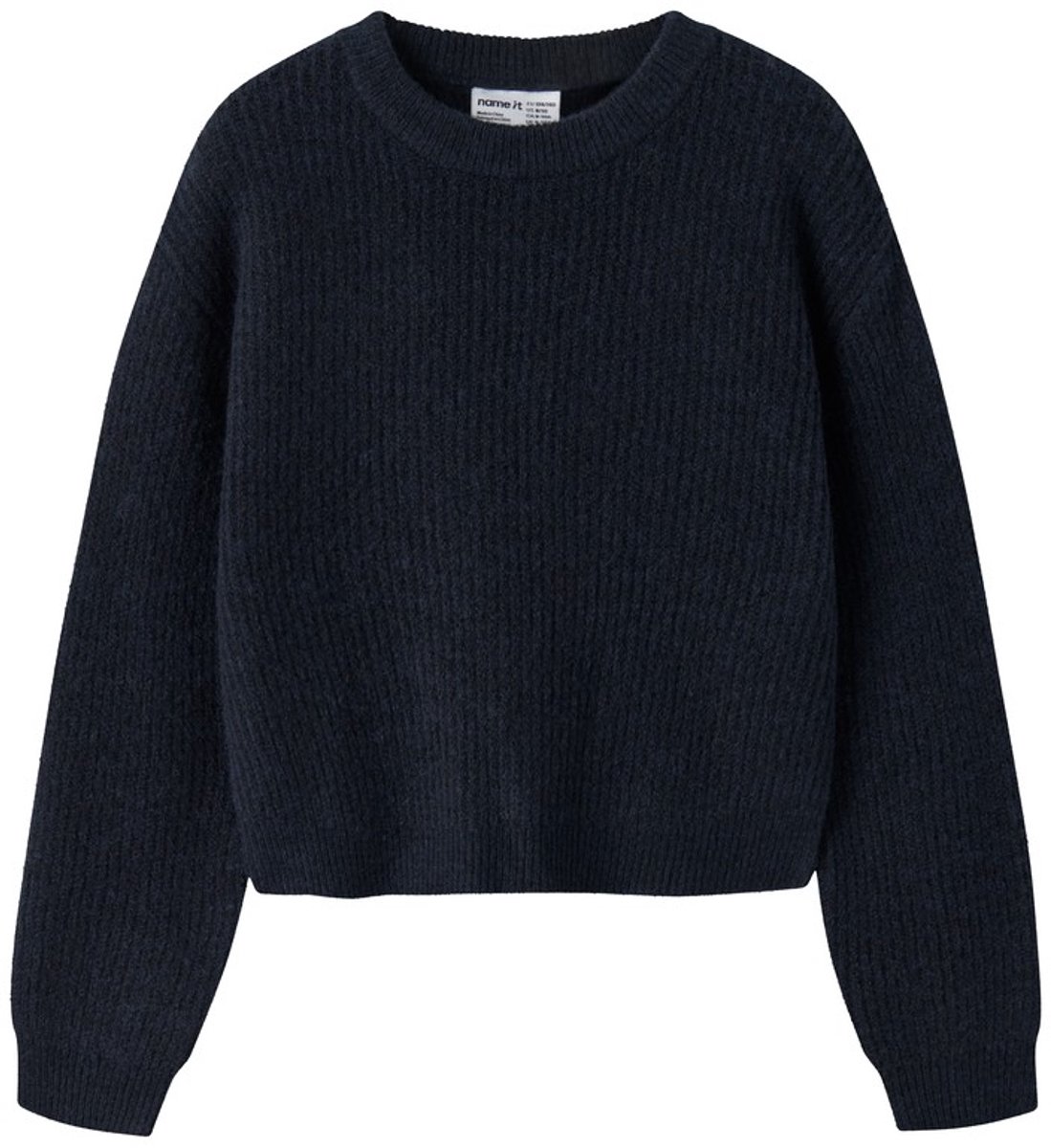 Name it trui meisjes - donkerblauw - NKFholly - maat 122/128