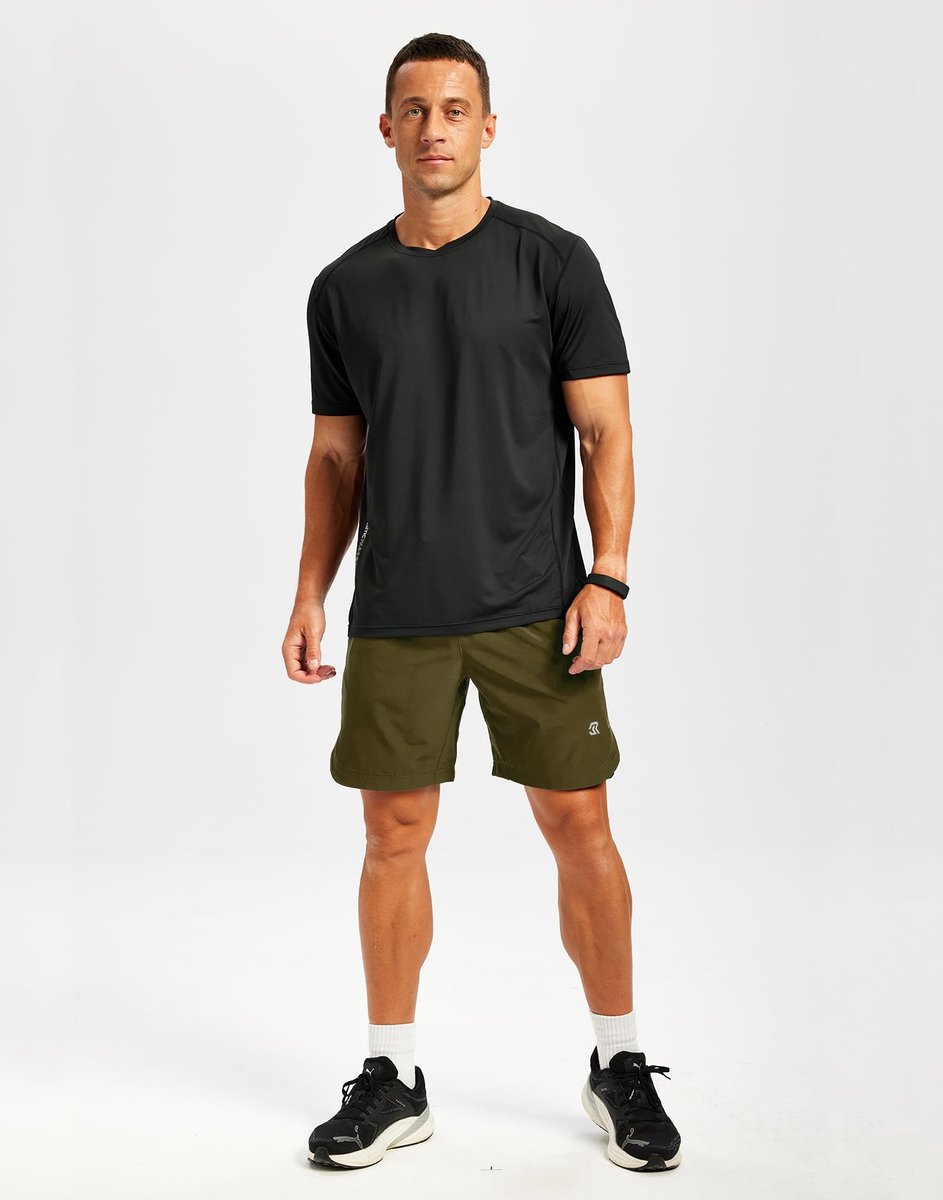 Korte sportshorts voor heren - Gymshorts voor training en fitness - Ademende hardloopshorts voor heren - ShopVlot