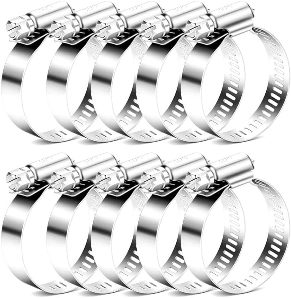 10 stuks slangklemmen (21-44 mm) - ShopVlot