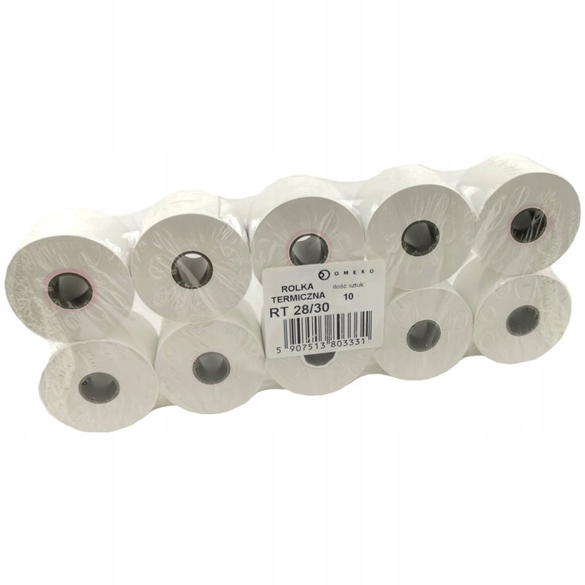 10x Thermische Papierrol 28mm x 30m voor Kassabon & Pinapparaat