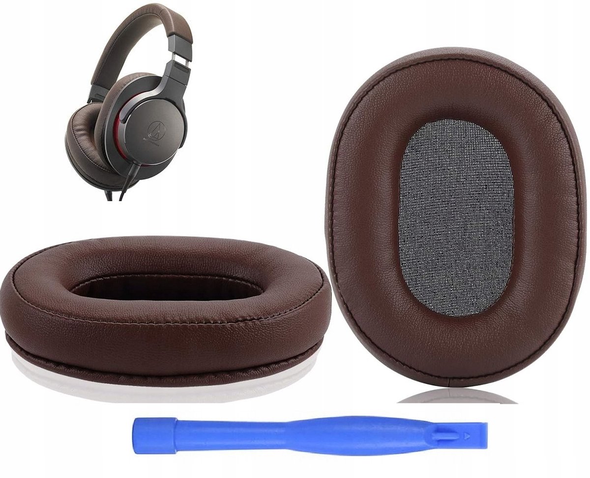 Bruine Vervangende Oorkussens voor Audio-Technica ATH-M50x MSR7