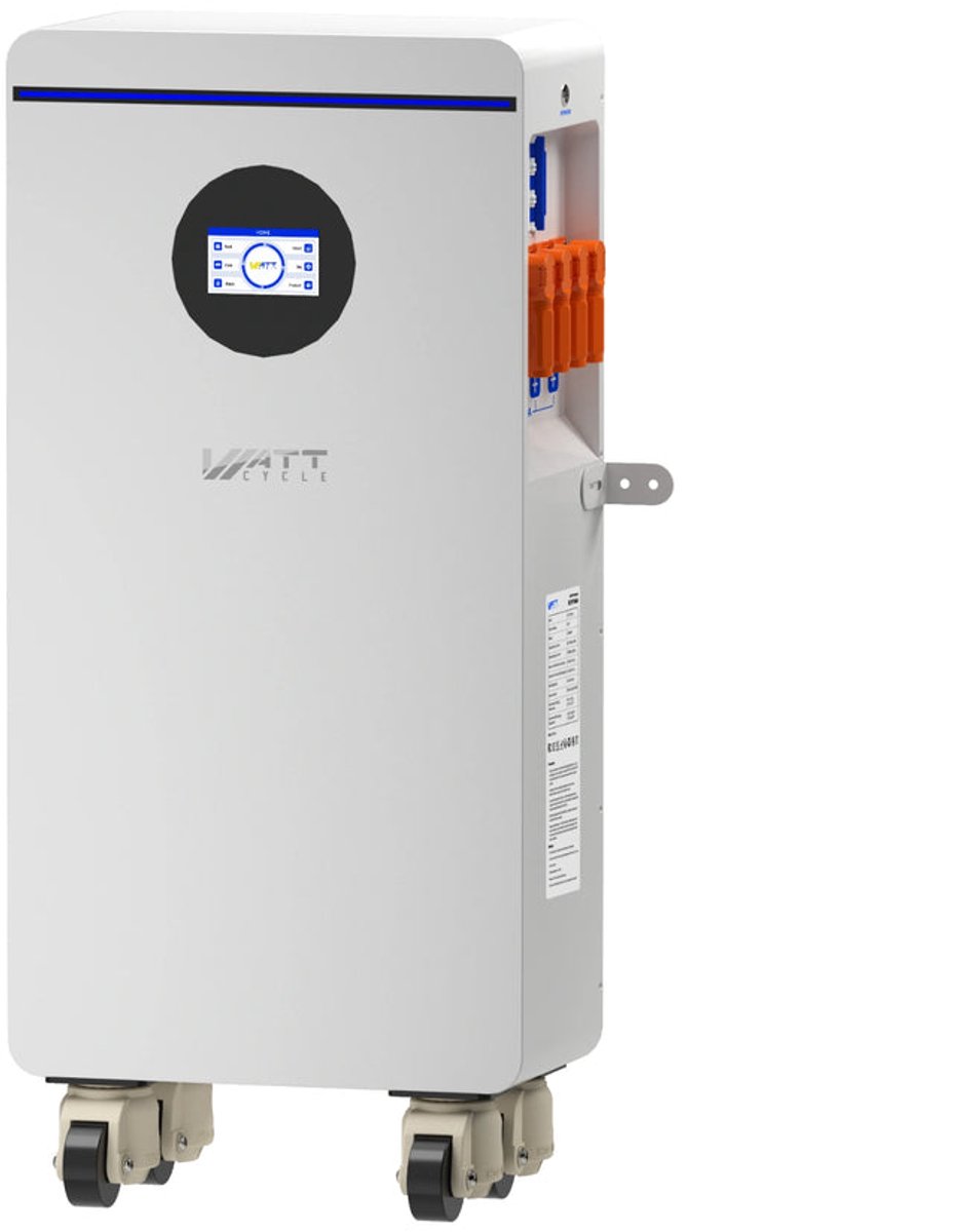 48V 314Ah LiFePO4 vloeraccu met Bluetooth, 16kWh, 300A BMS, actieve balancering (3A), CAN/RS485, wandmontage, stapelbaar tot 20P, 6000 cycli, 15 jaar, voor off-grid en thuisopslag
