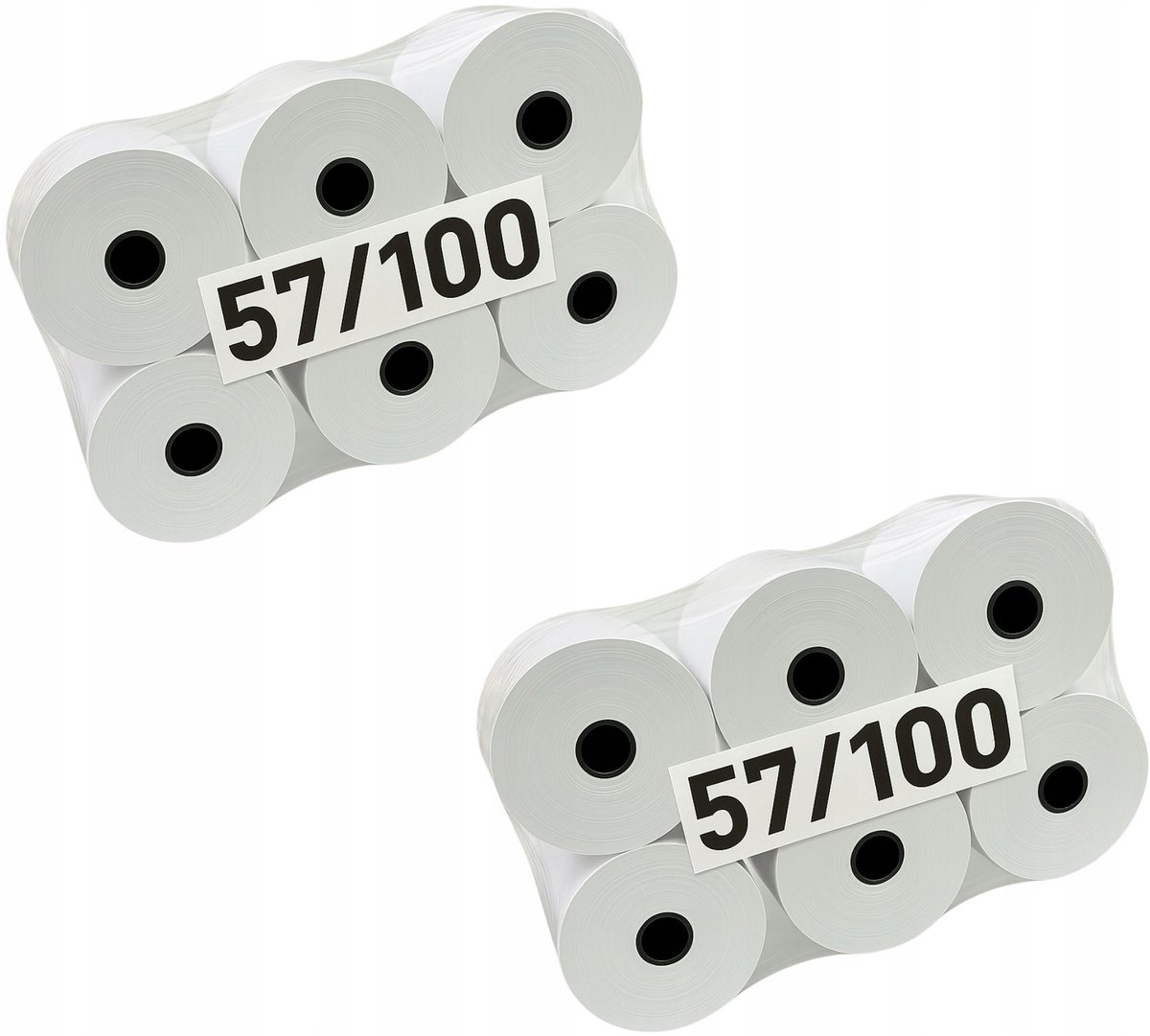 Thermische rol 57 mm x 100 m (12 stuks) - Geld- en printerrollen