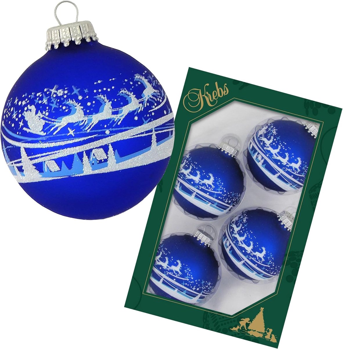 Krebs Glas Lauscha Christmas decoration/Christmas tree decorations made of glass - Christmas baubles - ShopVlot