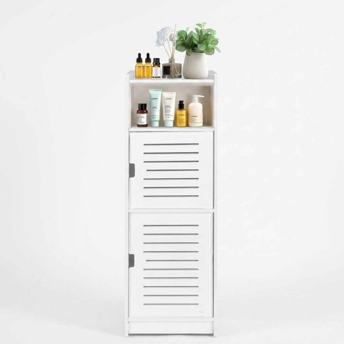 Zavio® Badkamer Kastje – Badkamer Opbergkast – Staande Badkamerkast