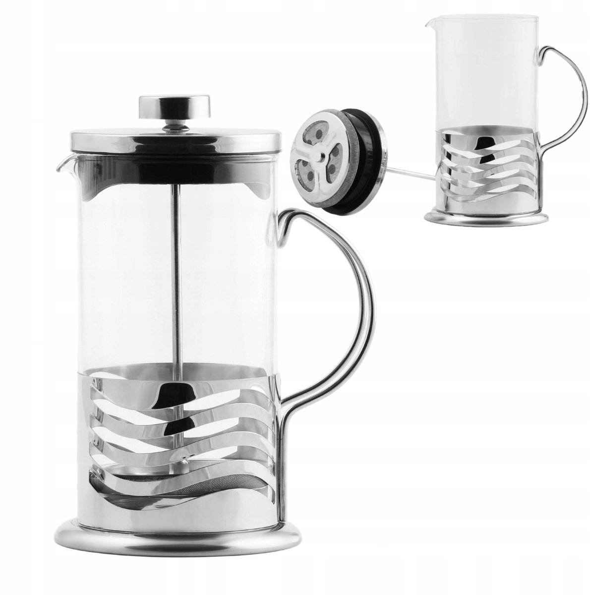 Berretti Glazen Koffiezetter met Filter - 800 ml