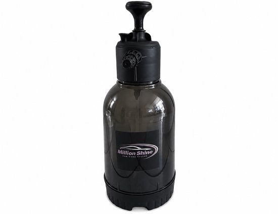 Million Shine Drukspuit Foam Sprayer 2L - Snow Foam Sprayer - Druk spuit auto - Schuimsproeier - Handpomp Sprayer - 2L Zwart — afbeelding 3