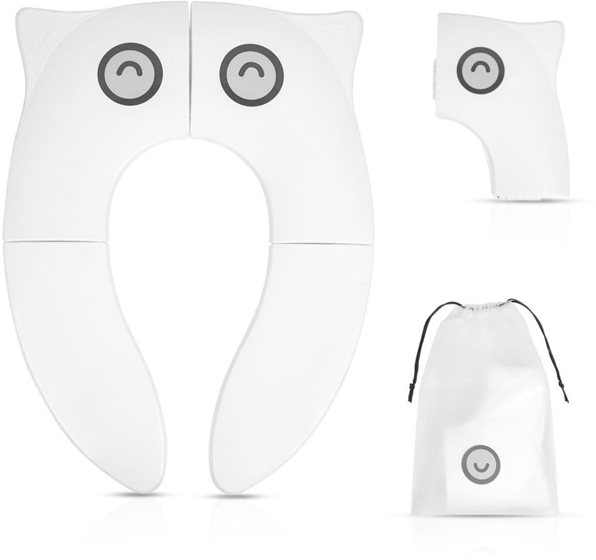 Opvouwbare Toiletbril voor Kinderen - Herbruikbaar en Antislip - Inclusief Handtas - Ideaal voor Zindelijkheidstraining - ShopVlot