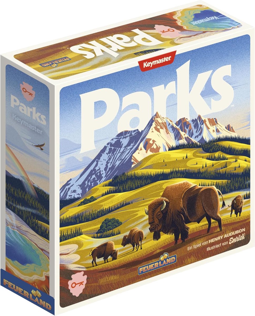 Bordspel Parks - 2e editie - Strategisch spel - Voor 1-5 spelers