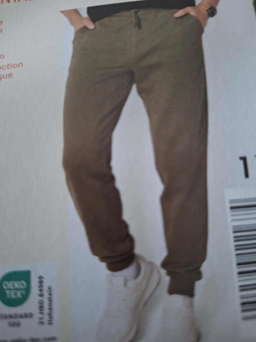 Esmara Heren Joggingbroek / Khaki Groen / Comfortabel / Maat XL
