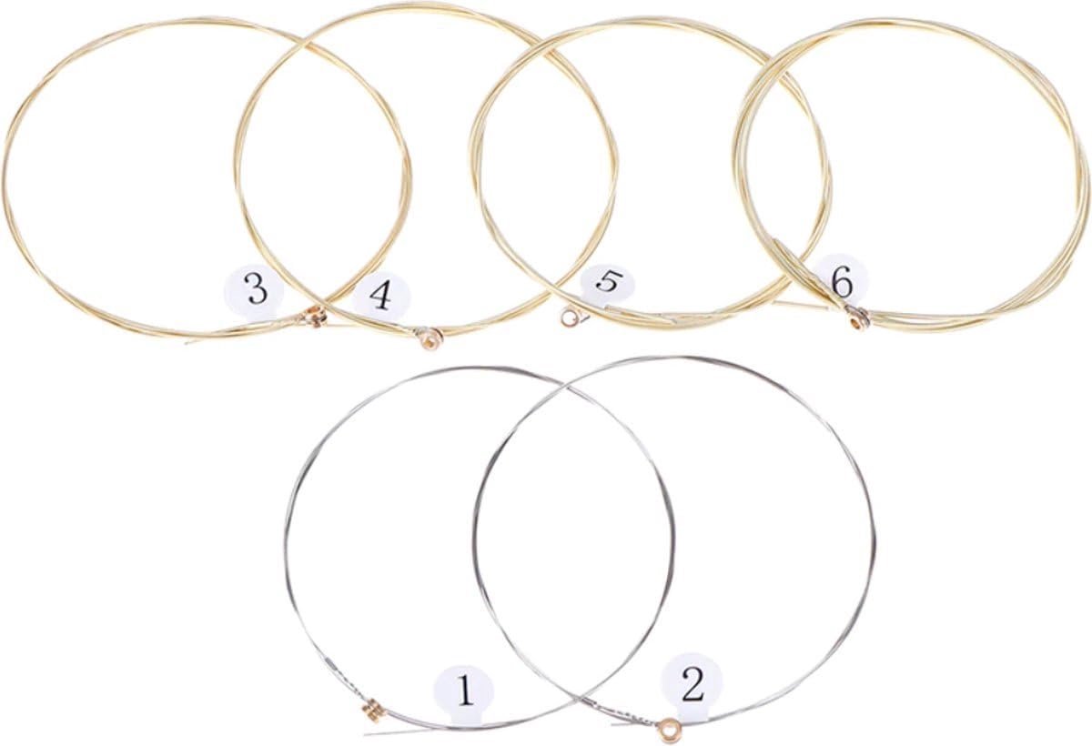 *** Set of 6 Guitar Strings for Classical Acoustic Guitar - Steel Strings - 6 Strings - by Heble *** - ShopVlot