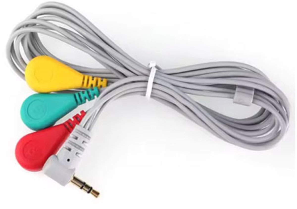 ECG/EKG/EMG Sensor Aansluitkabel met 3.5mm Plug