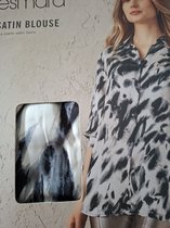 Esmara Mat Satijnen Blouse / Beige /Maat 46