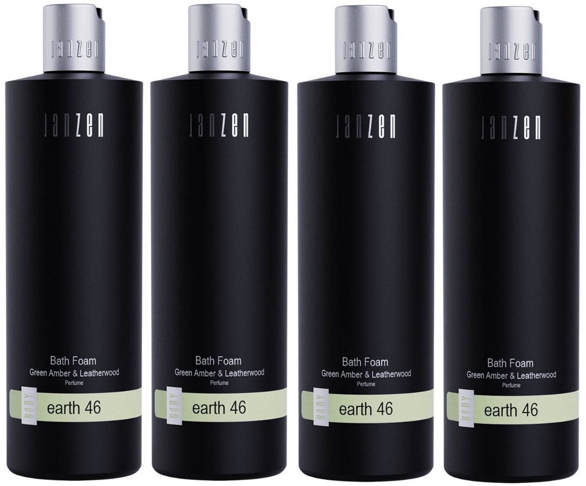 JANZEN Bath Foam Earth 46 - voordeelverpakking 4 x 400 ml