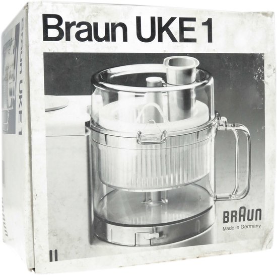 Braun UKE1 sapcentrifuge opzetstuk voor UK series keukenmachine met 0,5 liter kominhoud - UK1 UK9 UK10 UK11 UK20 - nr. 4289700 van Braun — afbeelding 5