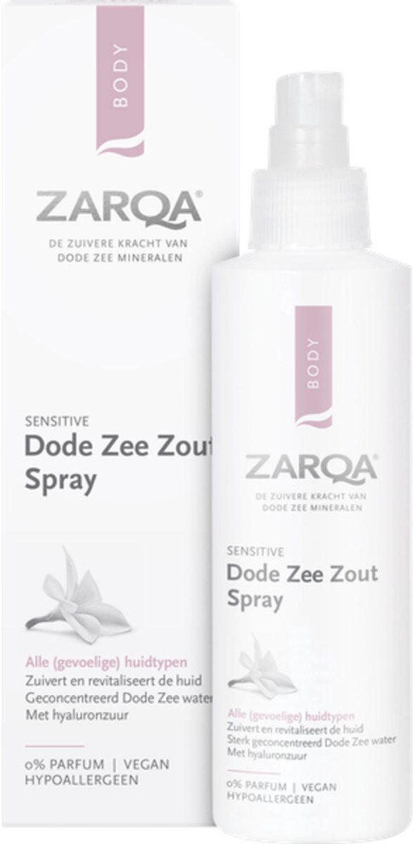 Bol.com Zarqa Sensitive Dode Zee Zout Spray - 3 x 200 ml - Voordeelverpakking aanbieding
