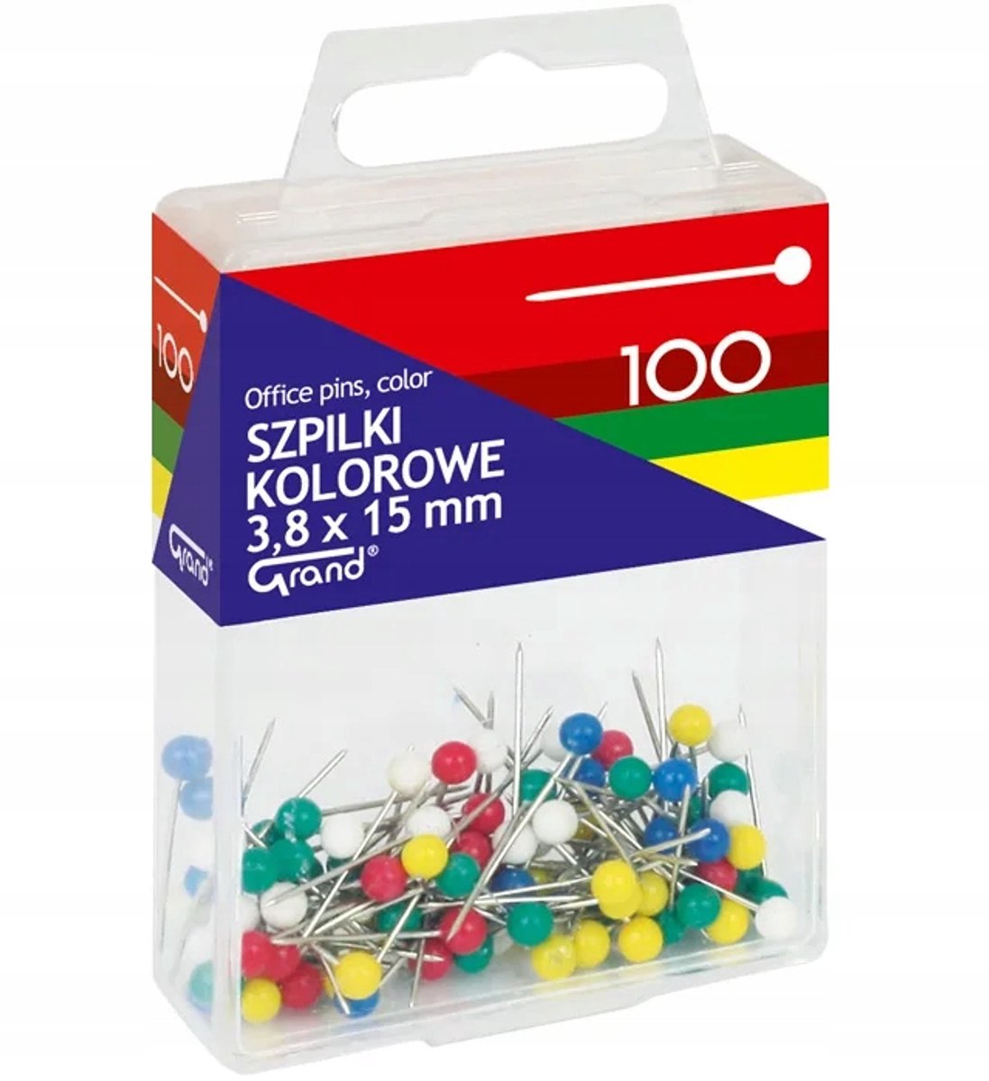 Kleurrijke Prijsjes 100 stuks in plastic doosje - Kort