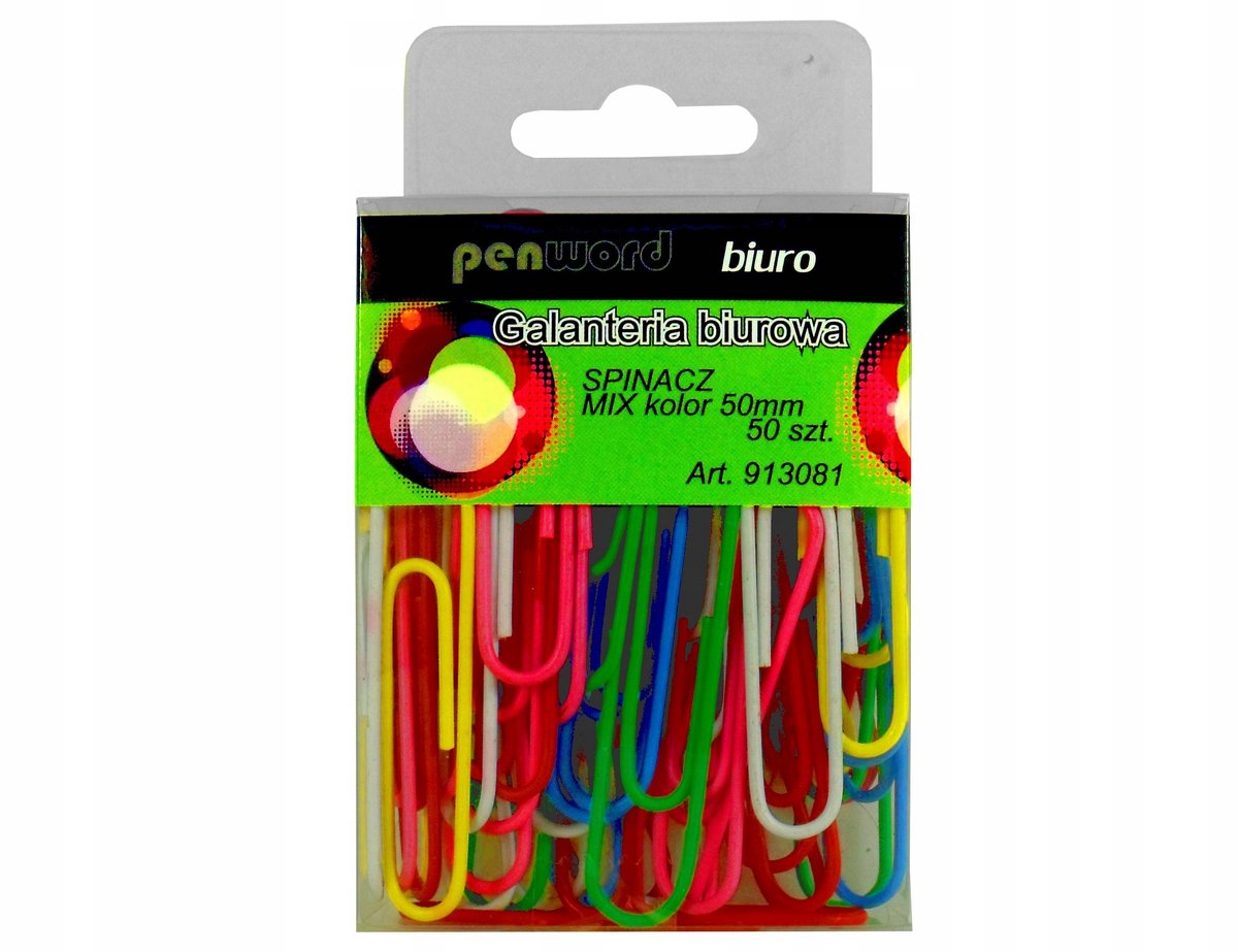Kleurrijke Paperclips 50 mm - 50 Stuks