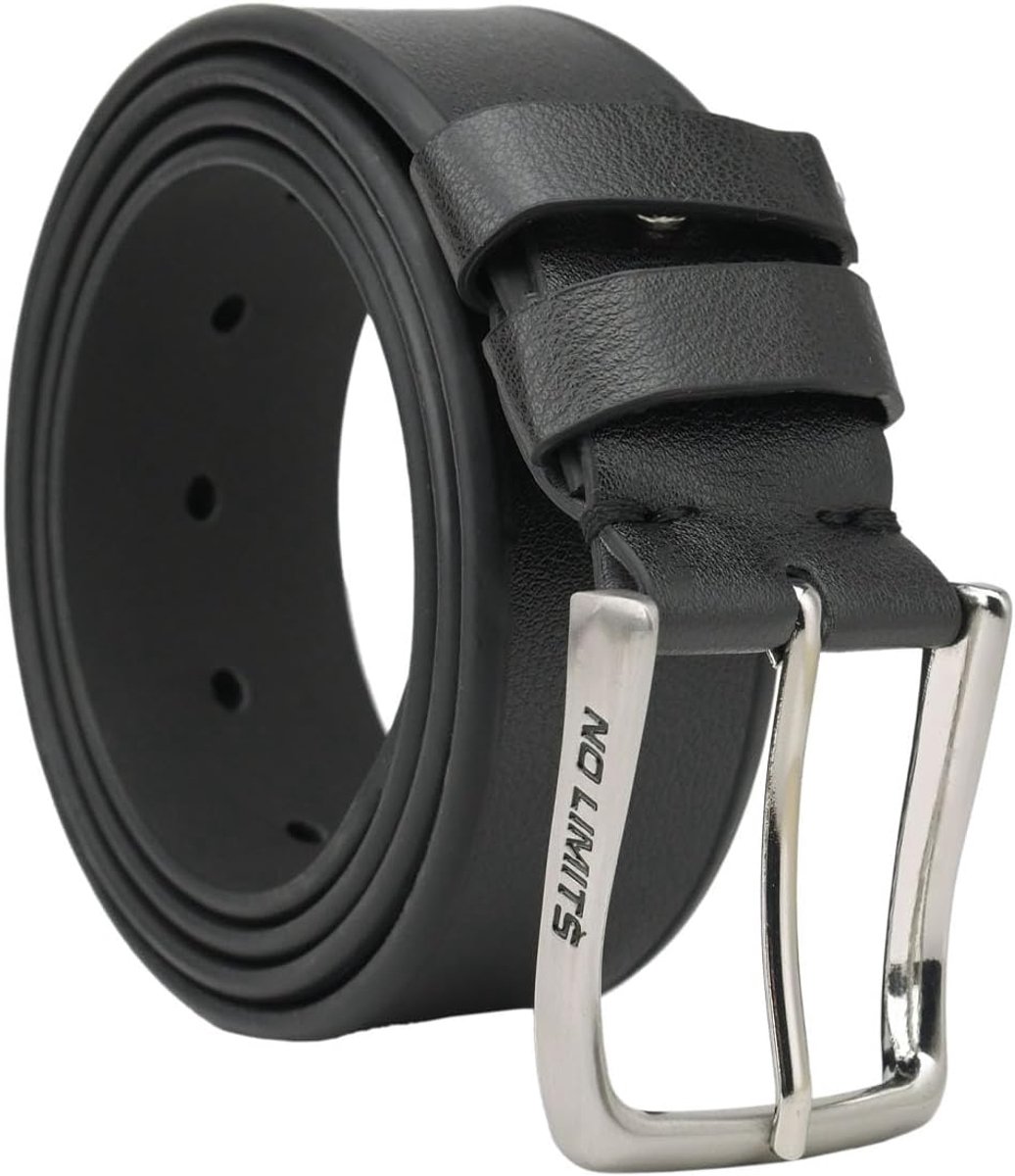 No Limits Men's Belt Made of Vegan TPU, Environmentally Friendly Belt, Can Be Shortened, Nickel-free Buckle, 4 cm - ShopVlot