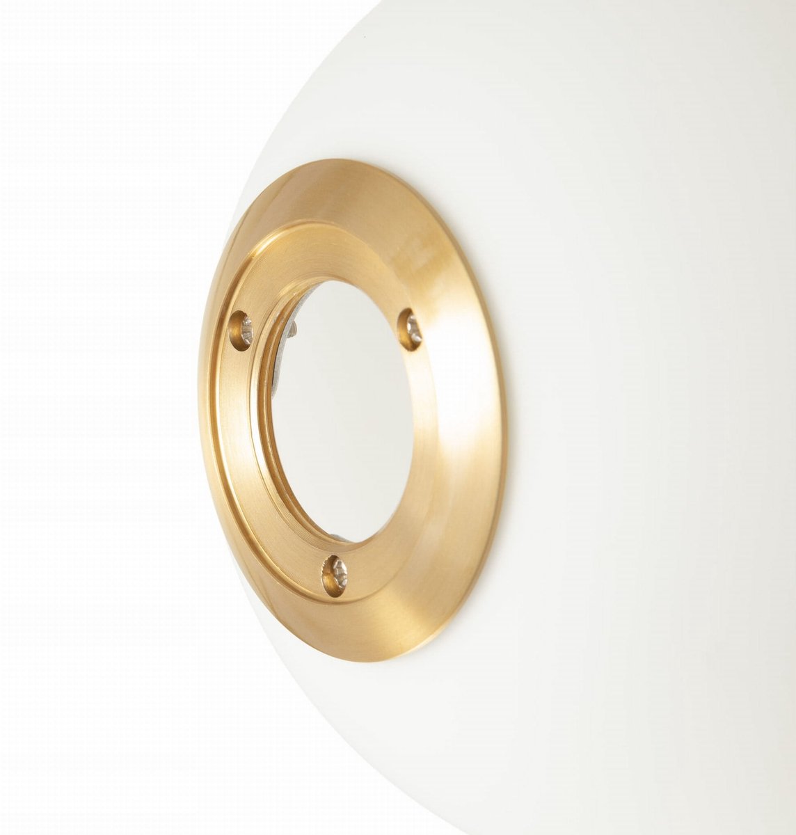 Melkglas lampvoet Wit - E14 fitting, diameter 15cm