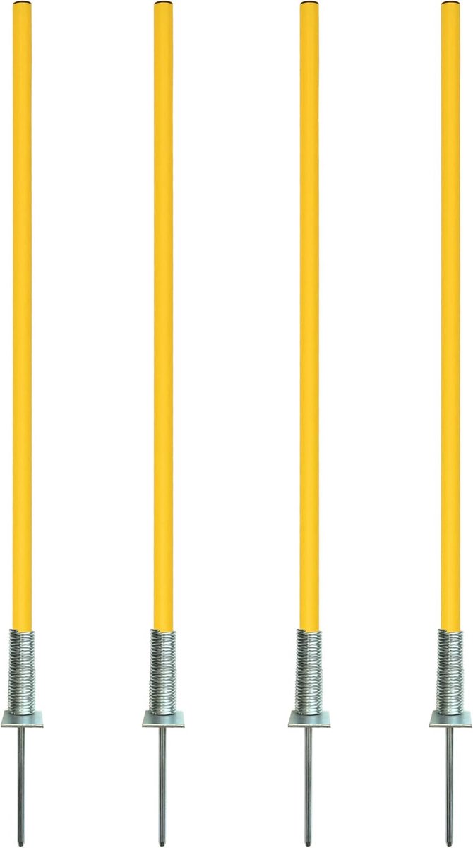 Combination Tilt Base Made of Metal with Slalom Bar 100 cm - Set of 4 - Bar with Spring Hinge - ShopVlot