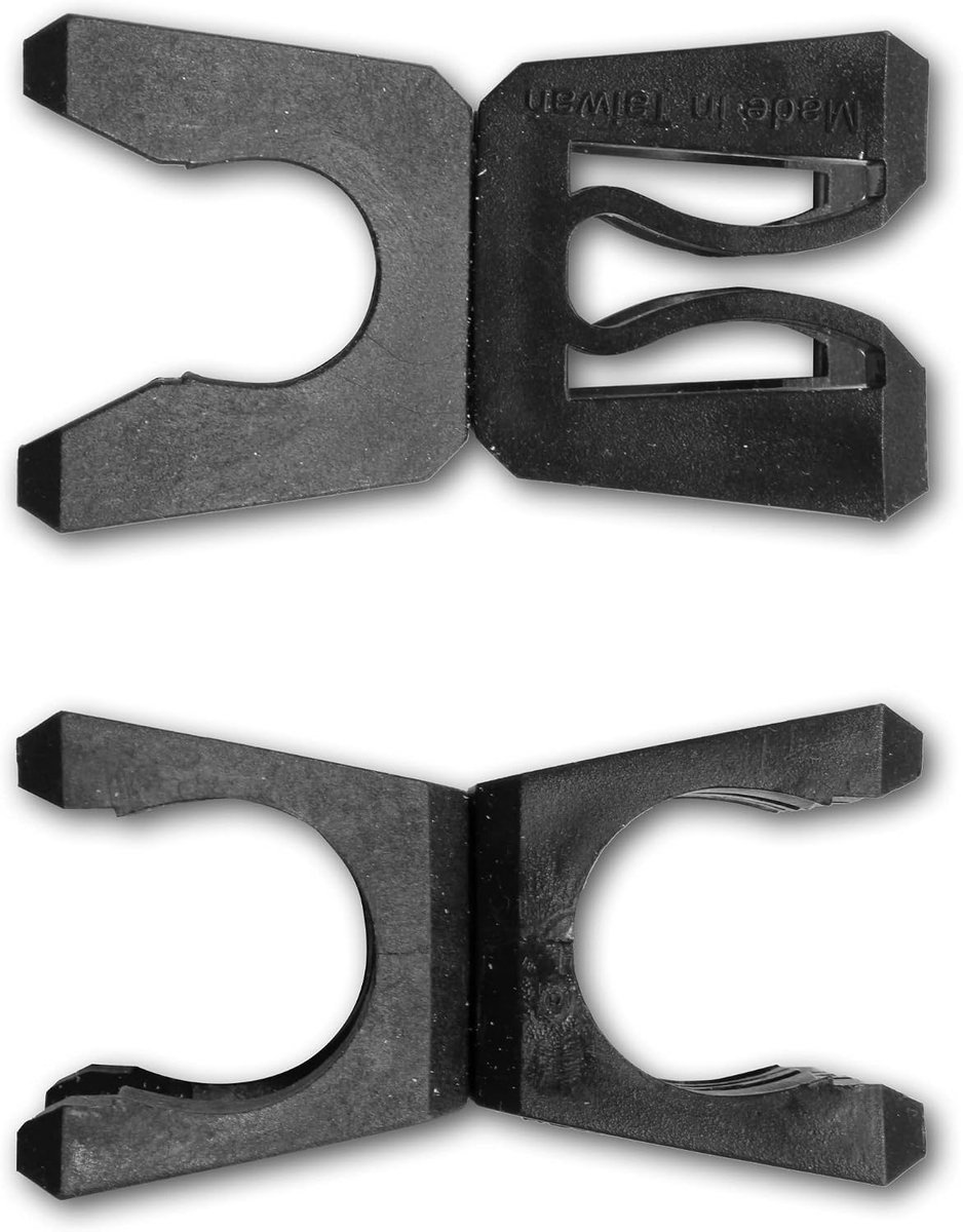 Combination clip for rings and rods – set of 2 – for hurdles – football, athletics and dog sports - ShopVlot