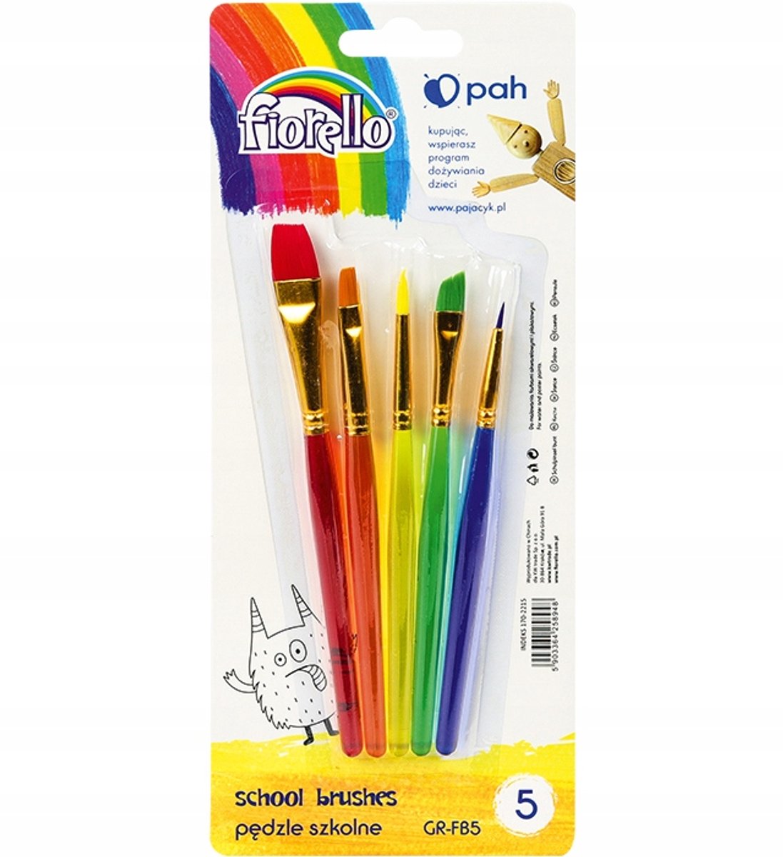 Fiorello Schoolpennenset - 5 stuks