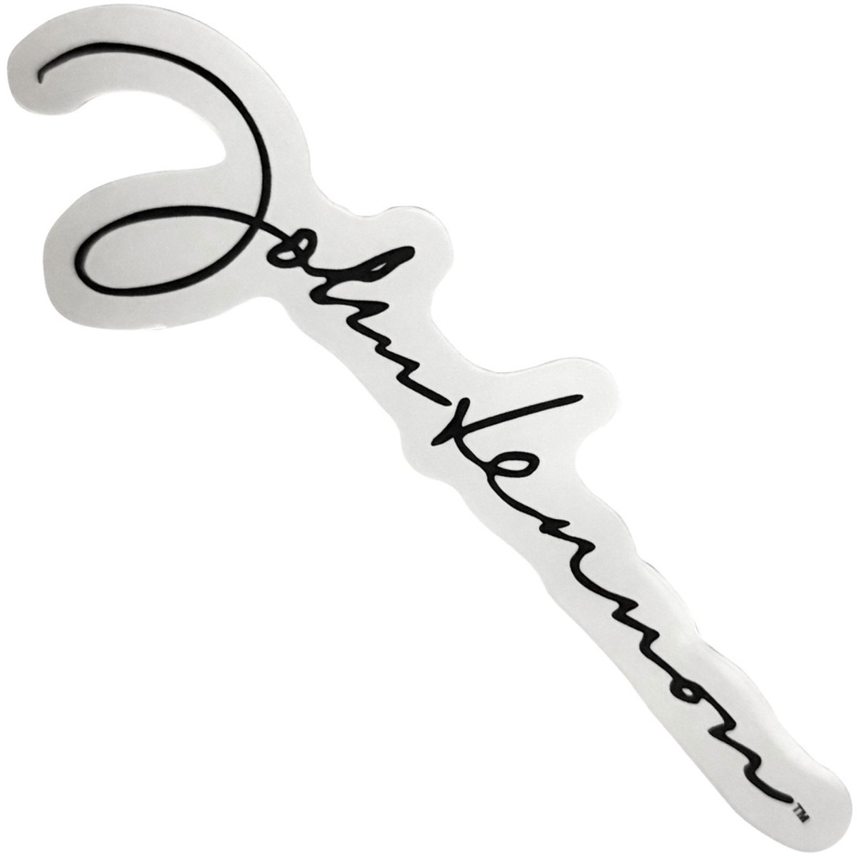 John Lennon - Signature Sticker - Wit/Zwart